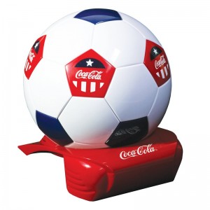 Koolatron Coca Cola Soccer Ball Cooler LBQJ1010